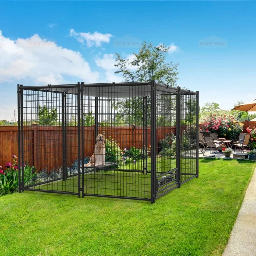 Welded Wire Mesh Dog Kennel Panel FENCE DEPOT