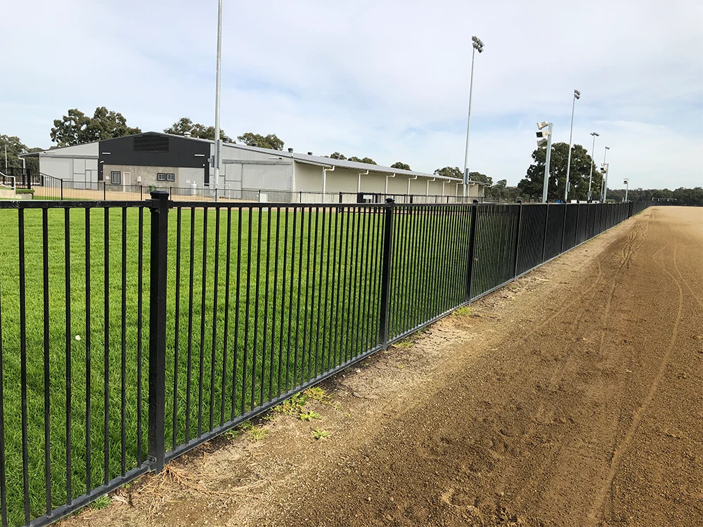 Flat Top Metal Fence