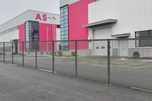 358 Mesh Fencing in commercial place
