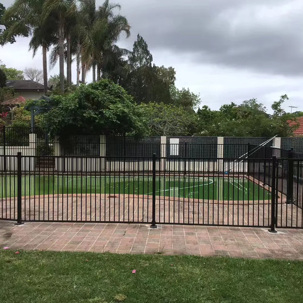 Aluminum Pool Fence Bracket Application 