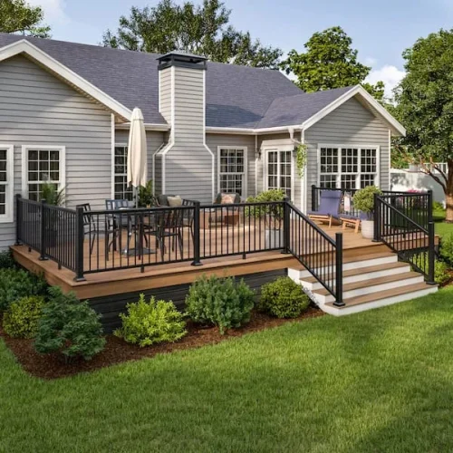 Aluminum Railing And Stair Handrail Railing application