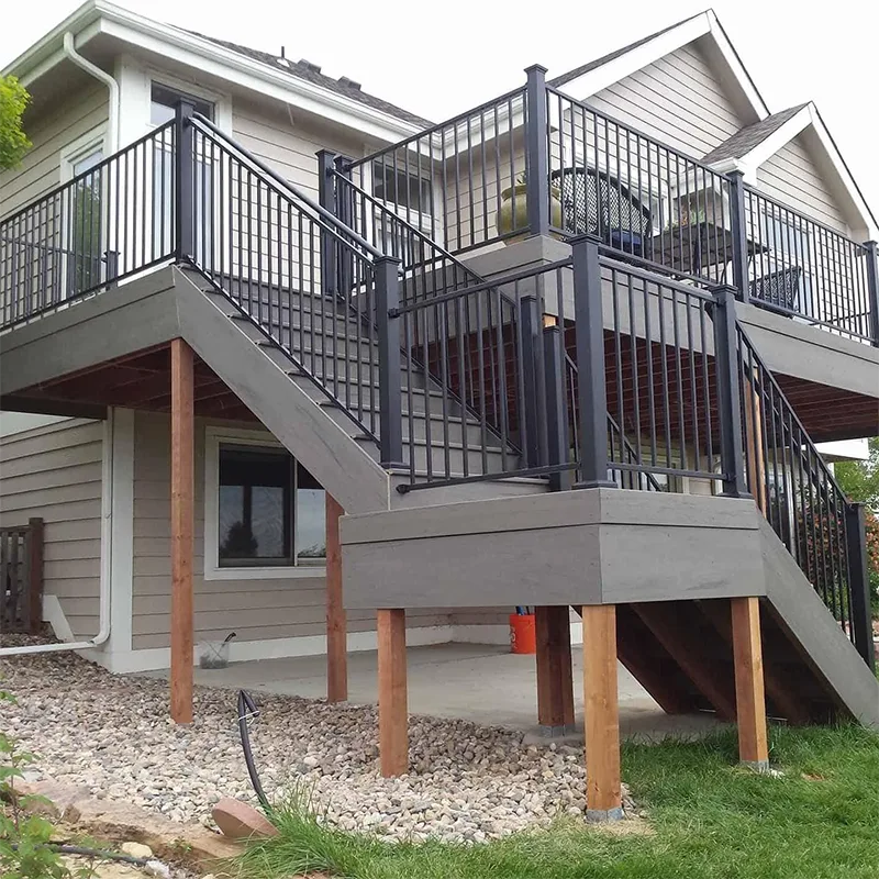 Aluminum Railing And Stair Handrail Railing Application