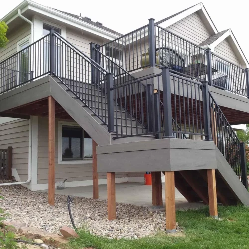 Aluminum Railing And Stair Handrail Railing application