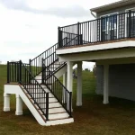 Aluminum Railing And Stair Handrail Railing Application