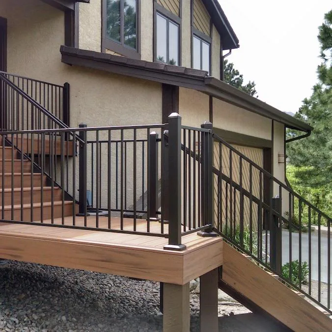 Aluminum Railing And Stair Handrail Railing application