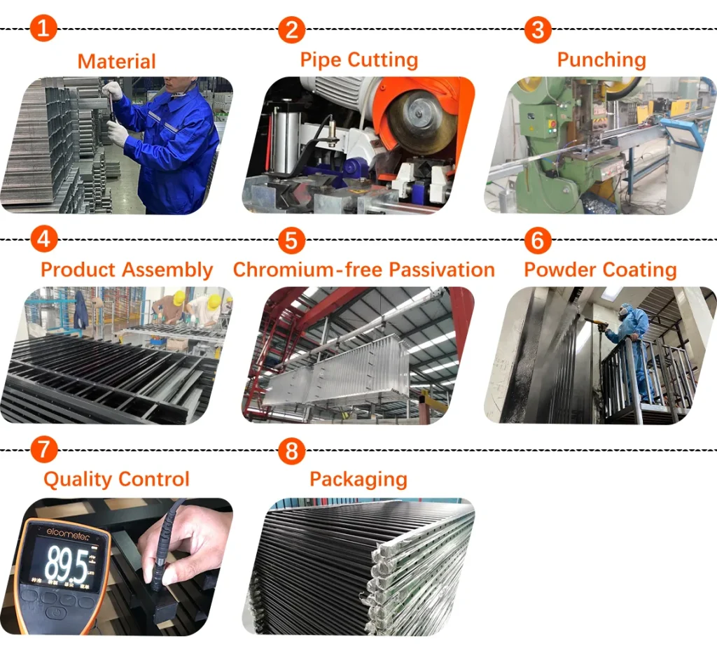 Aluminum Railing And Stair Handrail Railing Production Process
