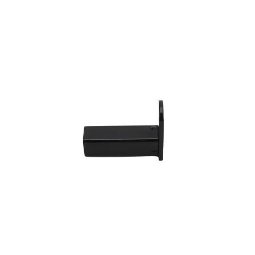 Black Fence Rail Mounting Brackets