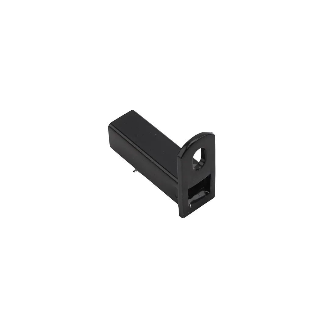 Black Fence Rail Mounting Brackets