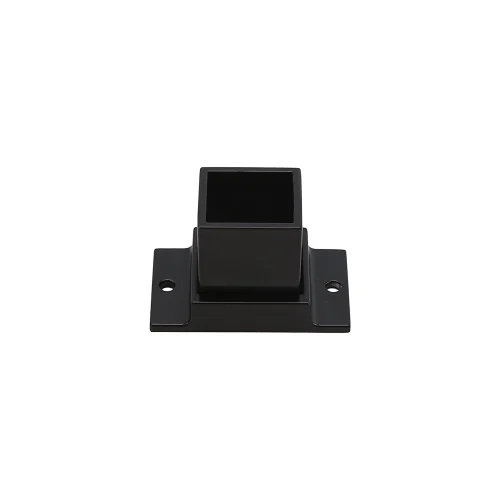 Black Steel Adjustable Fence Rail Brackets