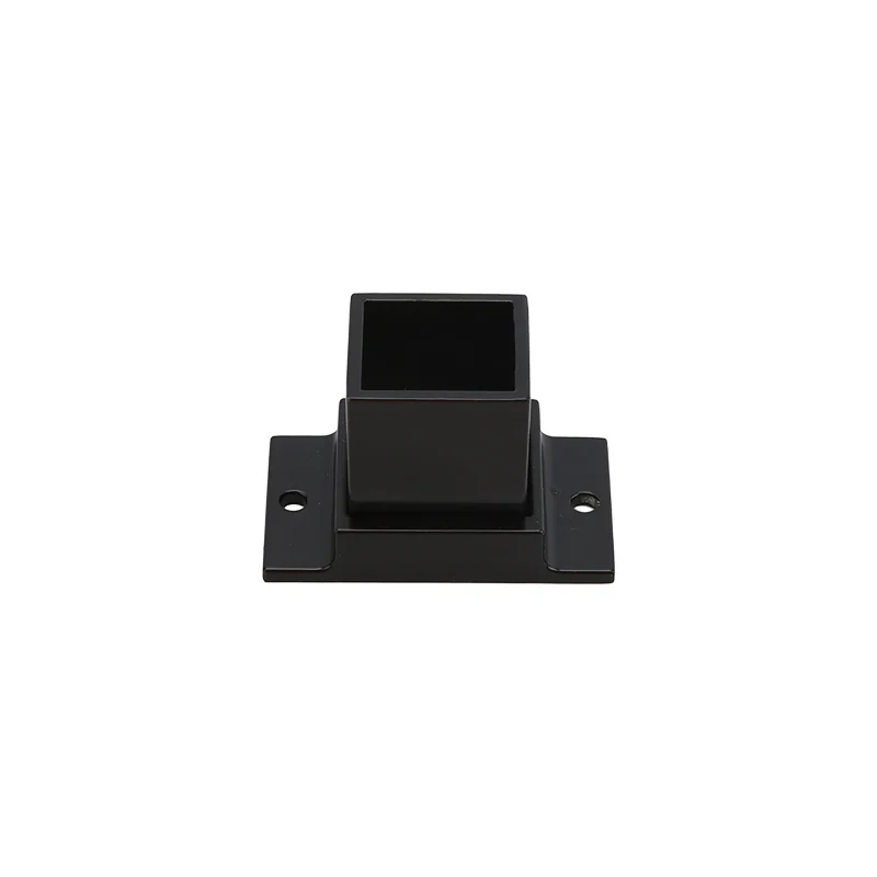 Black Steel Adjustable Fence Rail Brackets