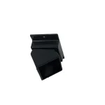 Black Steel Adjustable Fence Rail Brackets