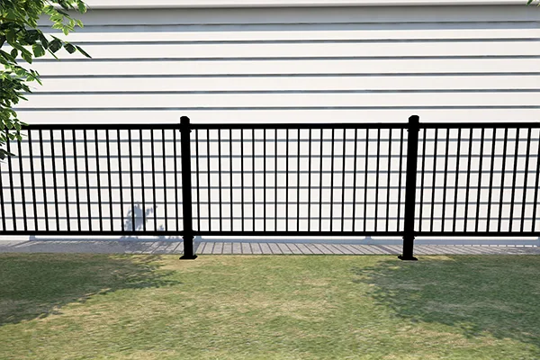 Flat Top Ornamental Aluminum fence