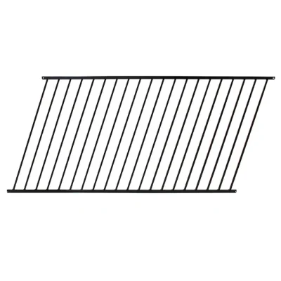 Flat Bottom 2-Rail Ornamental Aluminum fencing