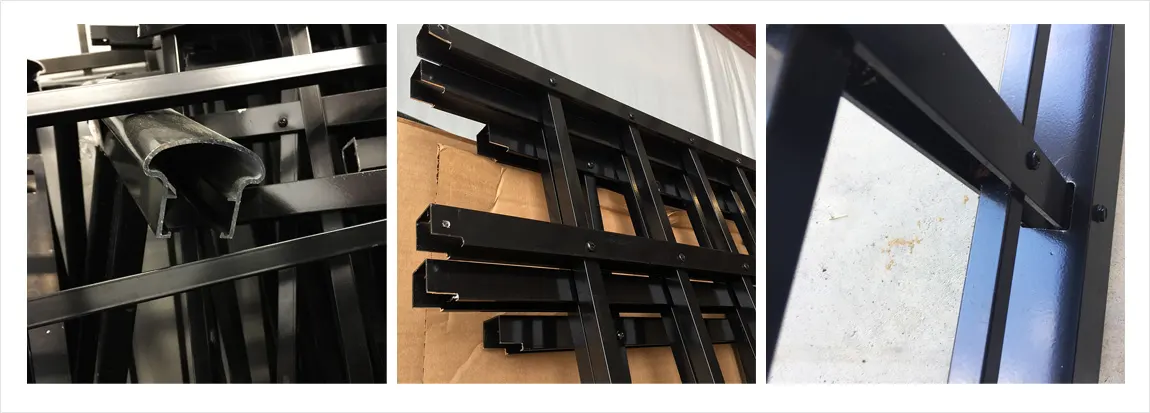 Flat top Rackable Fence details