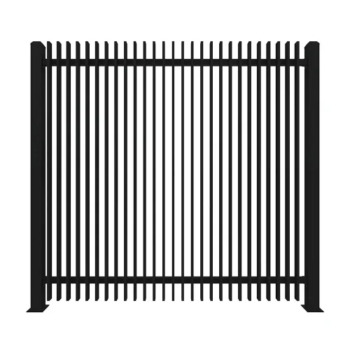 Metal Vertical Blade Fence Panel 1