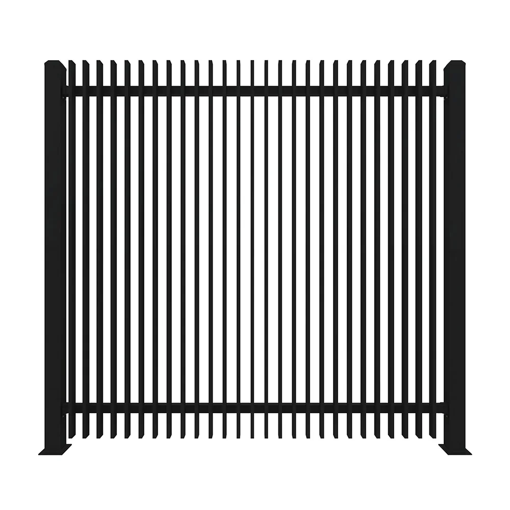Metal Vertical Blade Fence Panel 1