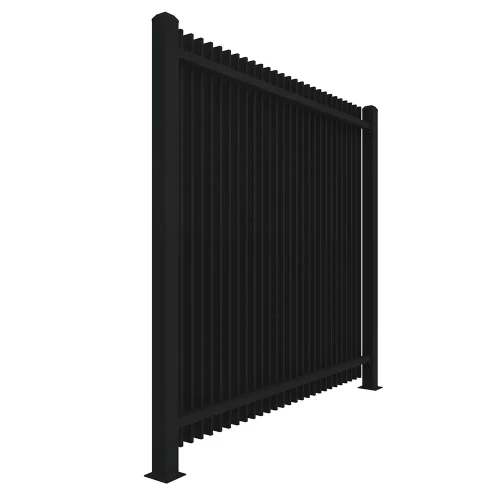 Metal Vertical Blade Fence Panel 5