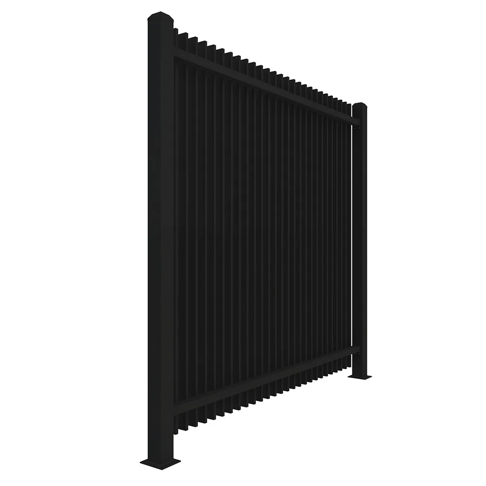 Metal Vertical Blade Fence Panel 5