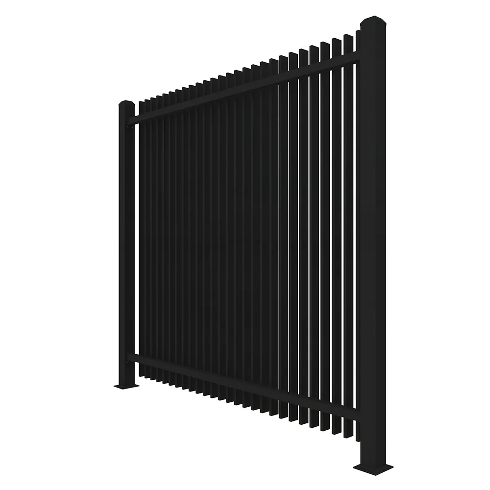 Metal Vertical Blade Fence Panel 6