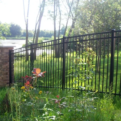 Steel Flat Top Rackable Fence for garden