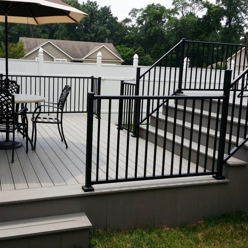 Custom Steel Railing And Stair Handrail Railing Application