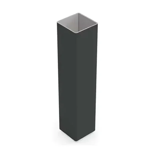 Black Metal Inground Post