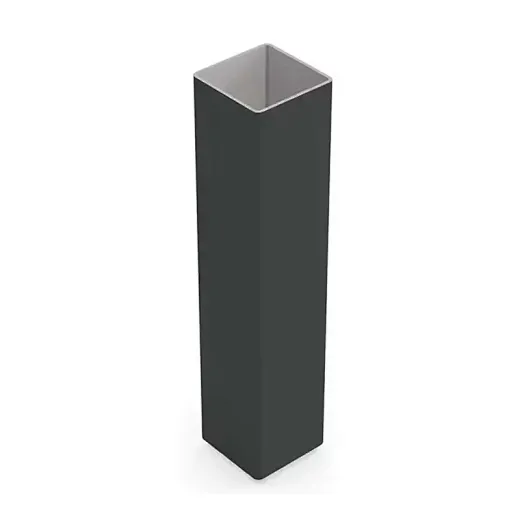 Black Metal Inground Post