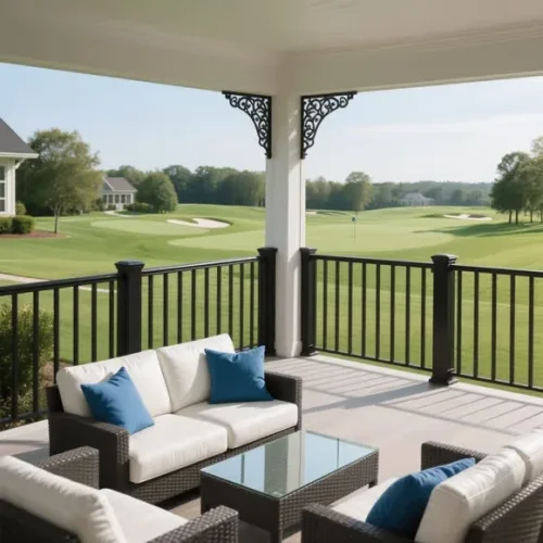 aluminum stair railing