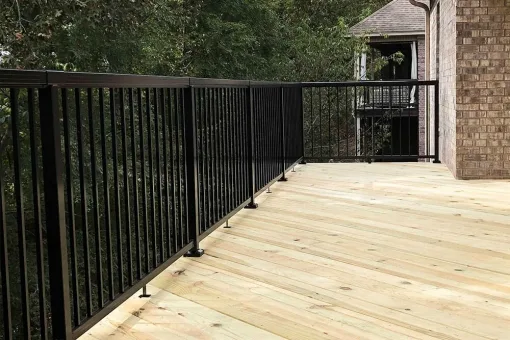 aluminum stair railing