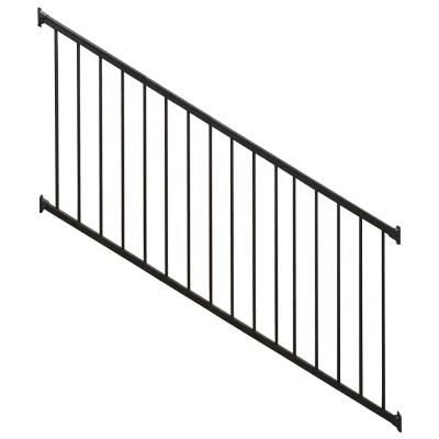metal stair railing panels
