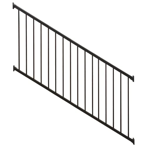 metal stair railing panels
