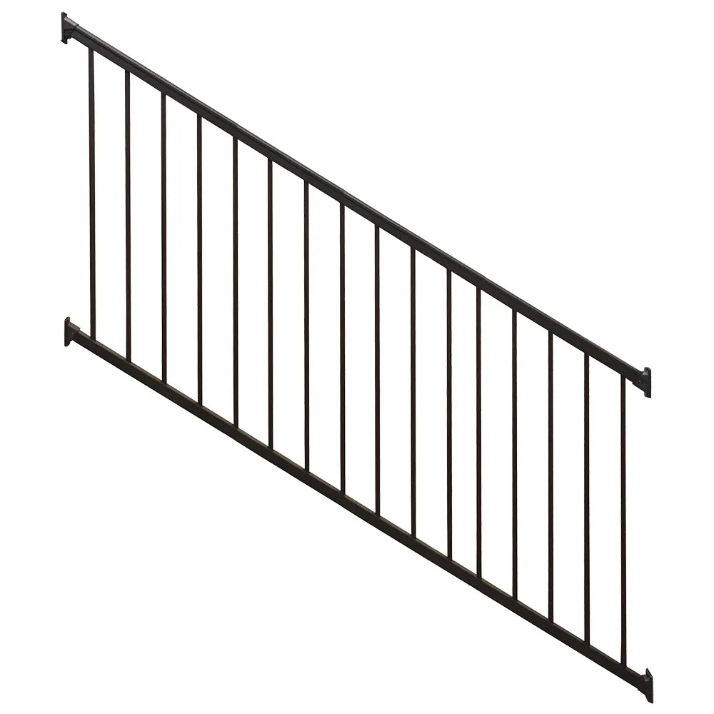 metal stair railing panels