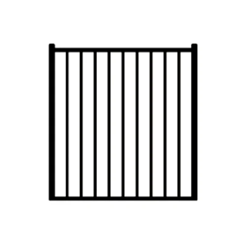 2 Rail Flat Top Aluminum Gate