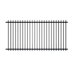 2 Rail Steel Extended Picket Fence