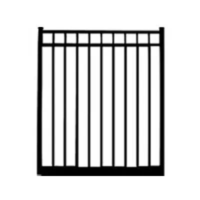 3 Rails Aluminum Flat Top Gate