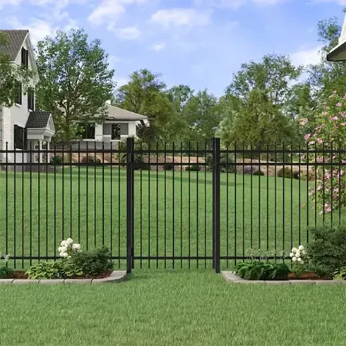 Aluminum 3 Rails Spear Top Gate application