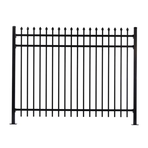Aluminum 3 Rails Spear Top fence