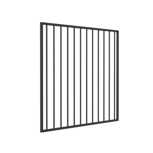 Aluminum Flat Top Gate