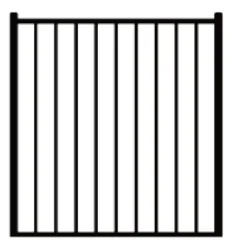 Aluminum Flat Top Gate