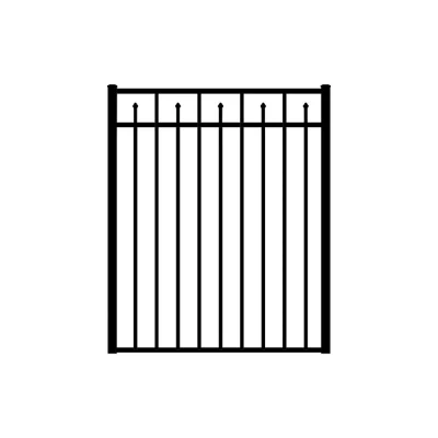 Aluminum Flat Top Gate With Spear