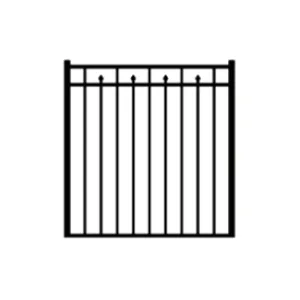 Aluminum Flat Top Gate With Spear