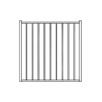 Flat Top Gate Detail