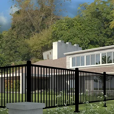 Flat Top Aluminum fence