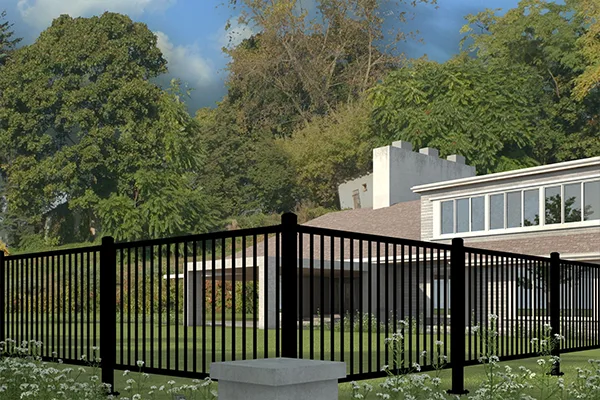 Flat Top Aluminum fence