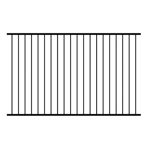 flat top steel fence