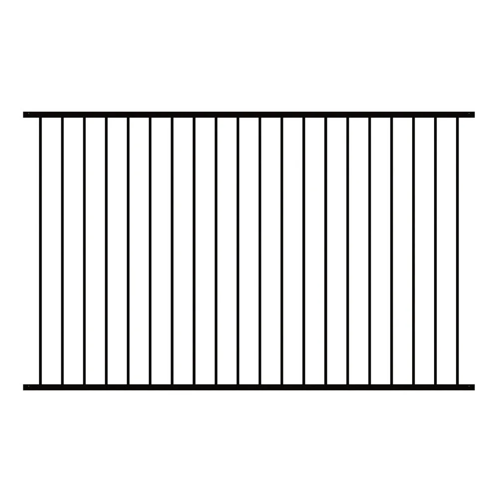 flat top steel fence
