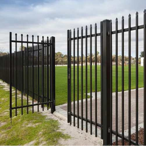 Steel Commercial Spear Top Gate application