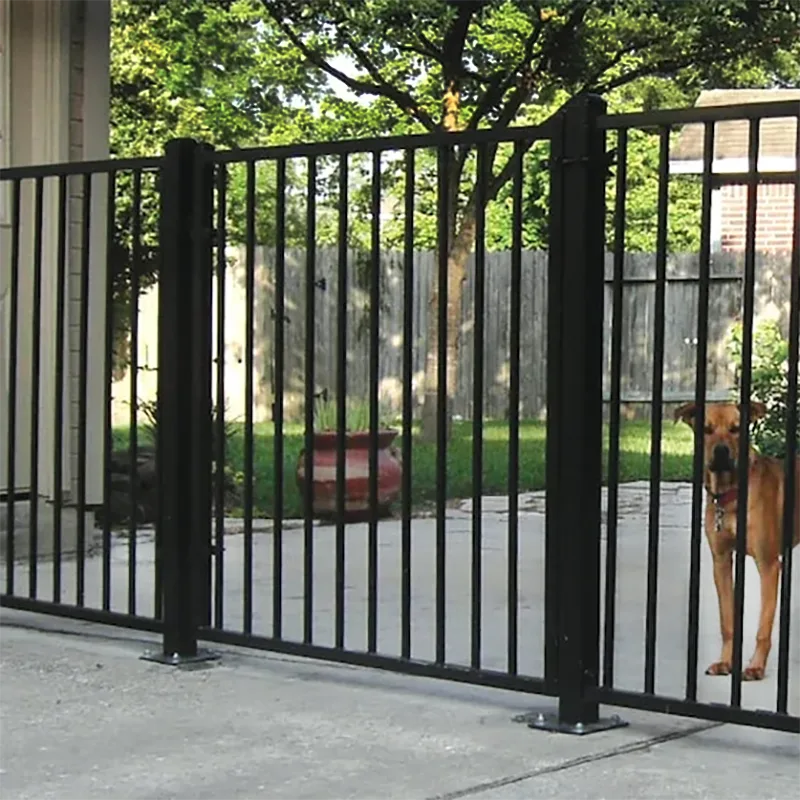 Steel Welded Commercial Flat Top Gate Application