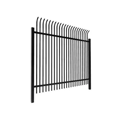 Steel Welded Commercial Curved Spear Top Gate 