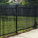 Steel Welded Commercial Extended Top Fence application